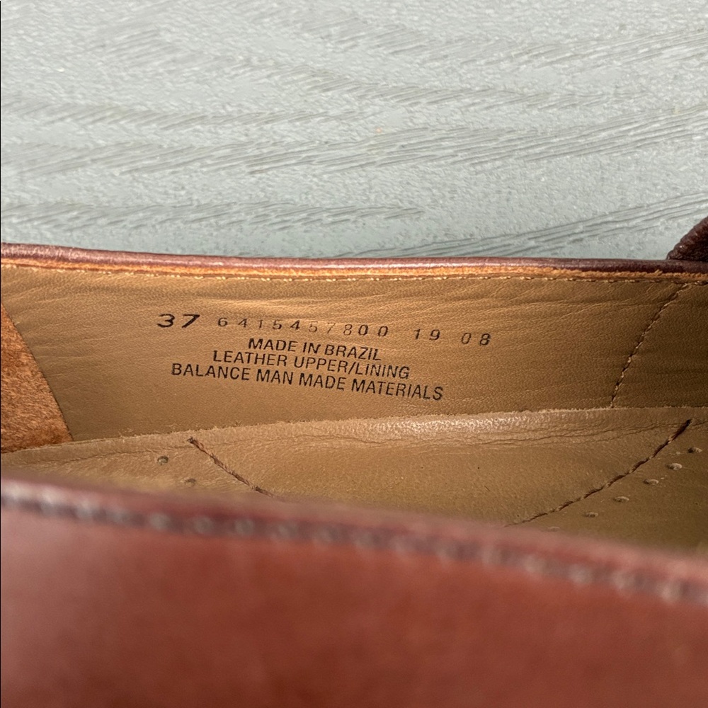 Dansko Dorie Leather Comfort Loafer Slip On Brown Size EU 37 US 6.5-7 - Picture 10 of 13